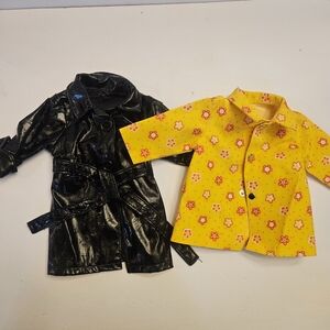Black and Yellow Doll Coats